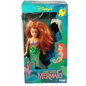 1991 New Open Vintage Tyco 1st Release Disney Princess Little Mermaid‎ Doll READ